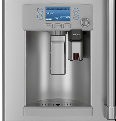 Café ENERGY STAR 27.8 Cu. Ft. French-Door Refrigerator with Keurig K-Cup Brewing System CFE28UP2MS1