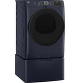 GE 7.8 cu. ft. Capacity Smart Front Load Electric Dryer with Sanitize Cycle GFD55ESPRRS