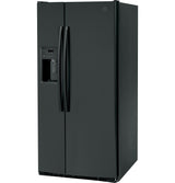 GE 23.0 Cu. Ft. Side-By-Side Refrigerator GSS23GGPBB-Black