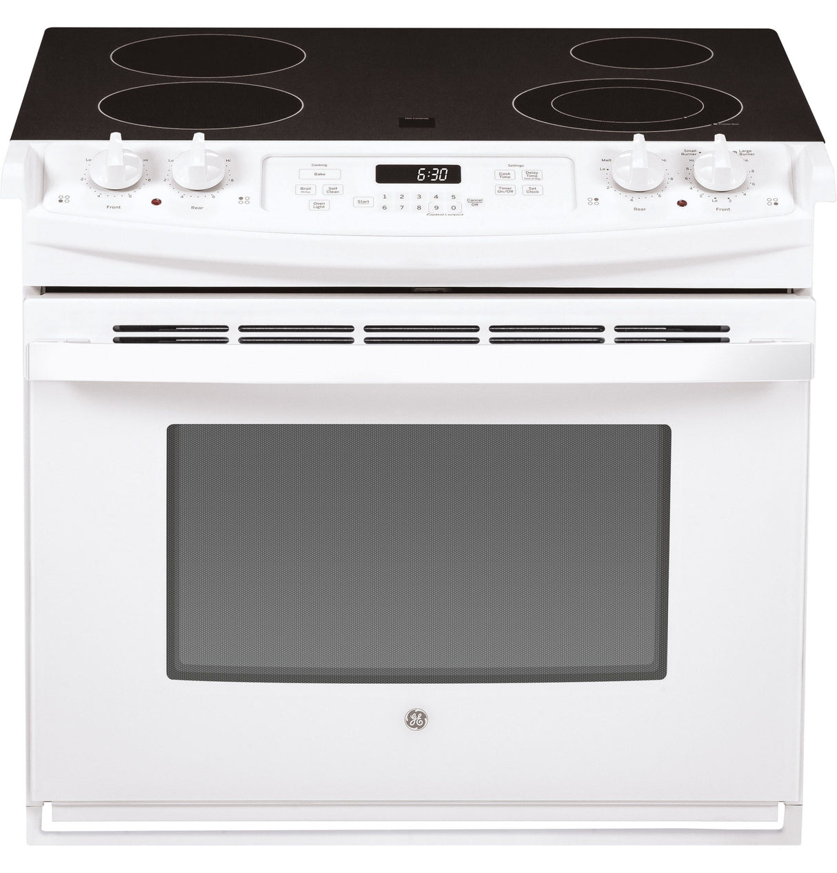 GE 30" DROP-IN ELECTRIC RANGE JD630DTWW