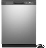 GE Dishwasher with Front Controls with Power Cord GDF511PSRSS