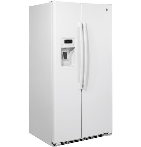 GE 21.9 Cu. Ft. Counter-Depth Side-By-Side Refrigerator GZS22DGJWW