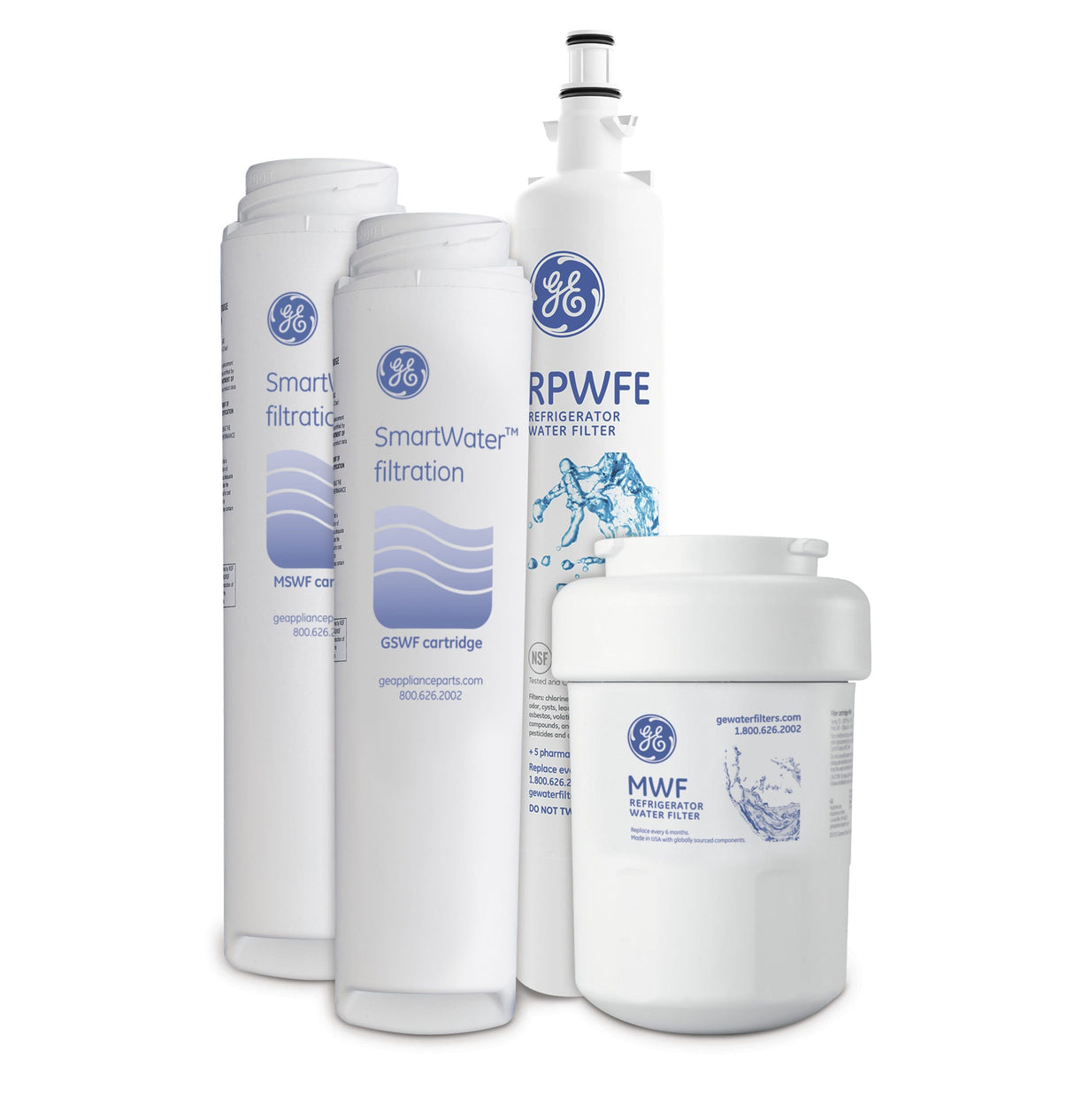 GE® Refrigerator Water Filter 3 Pack MSWF3PK