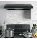 GE Series 30" Under The Cabinet Hood JVX3300DJBB