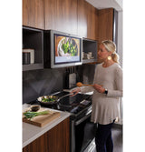 GE Profile 30" Smart Slide-In Front-Control Induction Fingerprint Resistant Range with In Oven Camera PHS93XYPFS