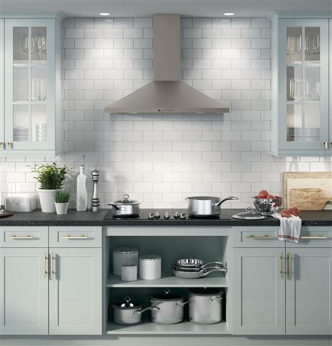 GE 36" Wall-Mount Pyramid Chimney Hood JVW5361EJES (S&D)