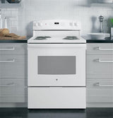 GE 30" Free-Standing Electric Range JB256DMWW