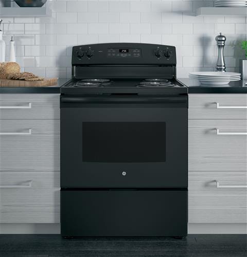 GE 30" Free-Standing Electric Range JB256DMBB