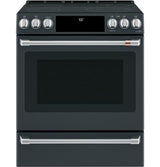 Café 30" Smart Slide-In, Front-Control, Radiant and Convection Range CES700P3MD1