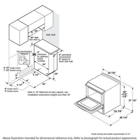 GE Profile 30" Smart Slide-In Fingerprint Resistant Front-Control Induction and Convection Range PHS930YPFS