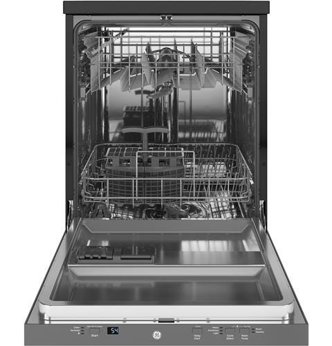 GE 24" Stainless Steel Interior Portable Dishwasher with Sanitize Cycle GPT225SSLSS