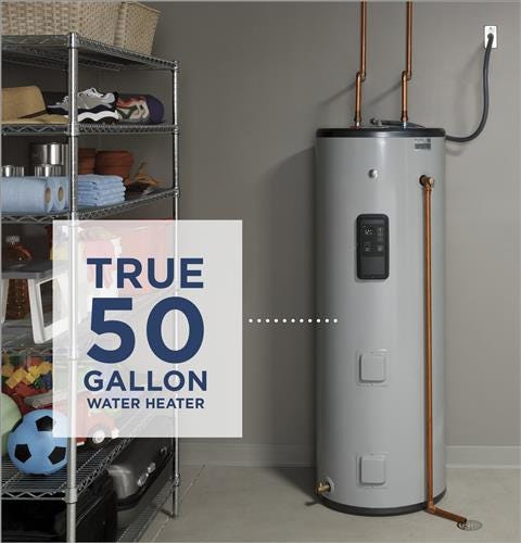 GE Smart 50 Gallon Tall Electric Water Heater GE50T12BLM