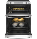 GE 30" Slide-In Electric Convection Double Oven Range JSS86SPSS