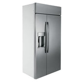 GE Profile Series 42" Built-In Side-by-Side Refrigerator with Dispenser PSB42YSNSS