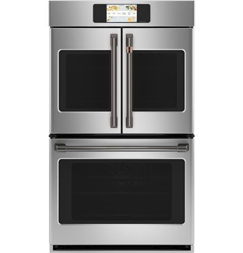 Café Professional Series 30" Smart Built-In Convection French-Door Double Wall Oven CTD90FP2NS1