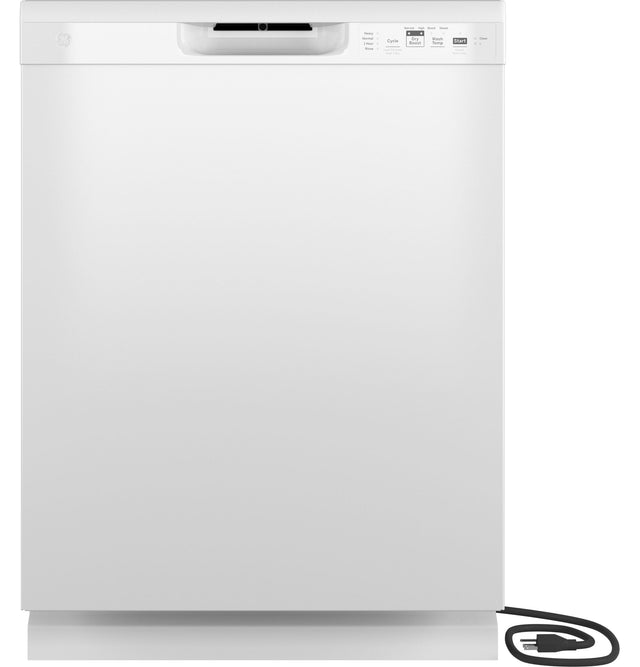 GE Dishwasher with Front Controls with Power Cord GDF511PGRWW