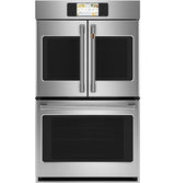 Café Professional Series 30" Smart Built-In Convection French-Door Double Wall Oven CTD90FP2NS1