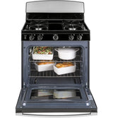 GE 30" FREE-STANDING GAS RANGE JGBS30RETSS