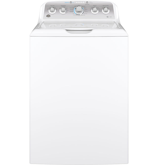 GE 4.6 cu. ft. Capacity Washer with Stainless Steel Basket GTW500ASNWS