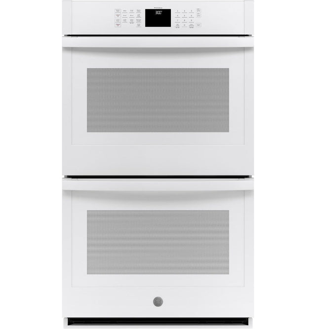 GE 30" SMART BUILT-IN SELF-CLEAN DOUBLE WALL OVEN WITH NEVER-SCRUB RACKS JTD3000DNWW