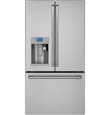 Café ENERGY STAR 22.2 Cu. Ft. Counter-Depth French-Door Refrigerator with Keurig K-Cup Brewing System CYE22UP2MS1