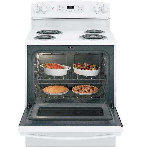 GE 30" Free-Standing Electric Range JB256DMWW