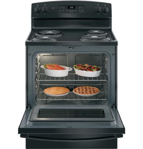 GE 30" Free-Standing Electric Range JB256DMBB