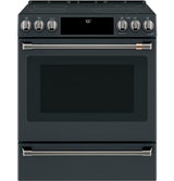 Café 30" Smart Slide-In, Front-Control, Radiant and Convection Range CES700P3MD1