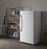 GE 17.3 Cu. Ft. Frost-Free Upright Freezer FUF17SMRWW