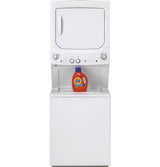 GE Unitized Spacemaker 3.8 DOE cu. ft. Stainless Steel Washer and 5.9 cu. ft. Electric Dryer GUD27ESSMWW