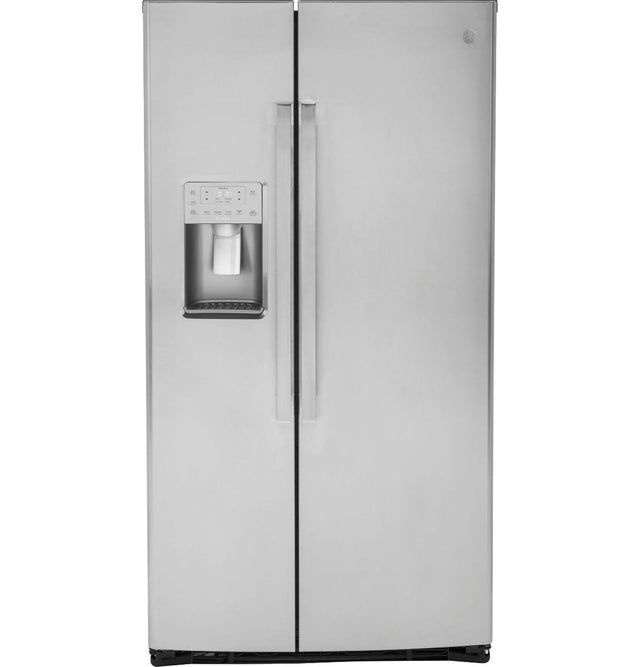 GE PROFILE SERIES 21.9 CU. FT. COUNTER-DEPTH SIDE-BY-SIDE REFRIGERATOR PZS22MYKFS