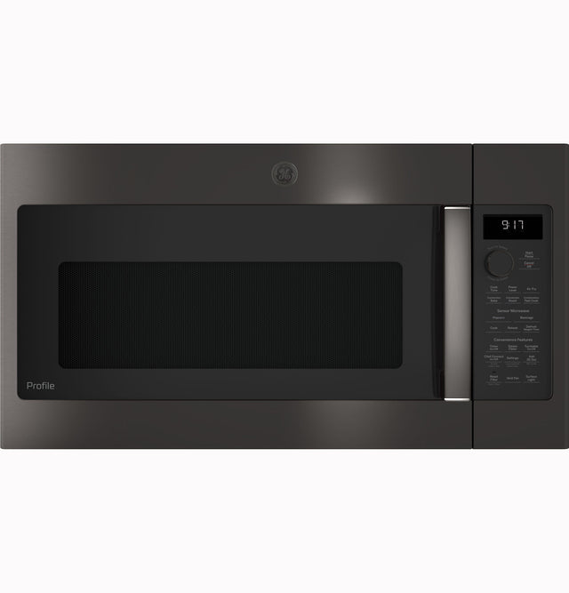 GE Profile 1.7 Cu. Ft. Convection Over-the-Range Microwave Oven PVM9179BRTS-Black Stainless