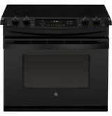 GE 30" DROP-IN ELECTRIC RANGE JD630DTBB-Black