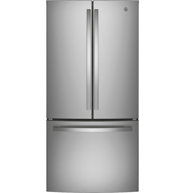 GE ENERGY STAR 18.6 Cu. Ft. Counter-Depth French-Door Refrigerator GWE19JYLFS