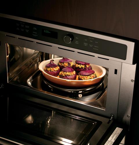 GE Profile Series 30 in. Combination Double Wall Oven with Convection and Advantium Technology PT9800SHSS