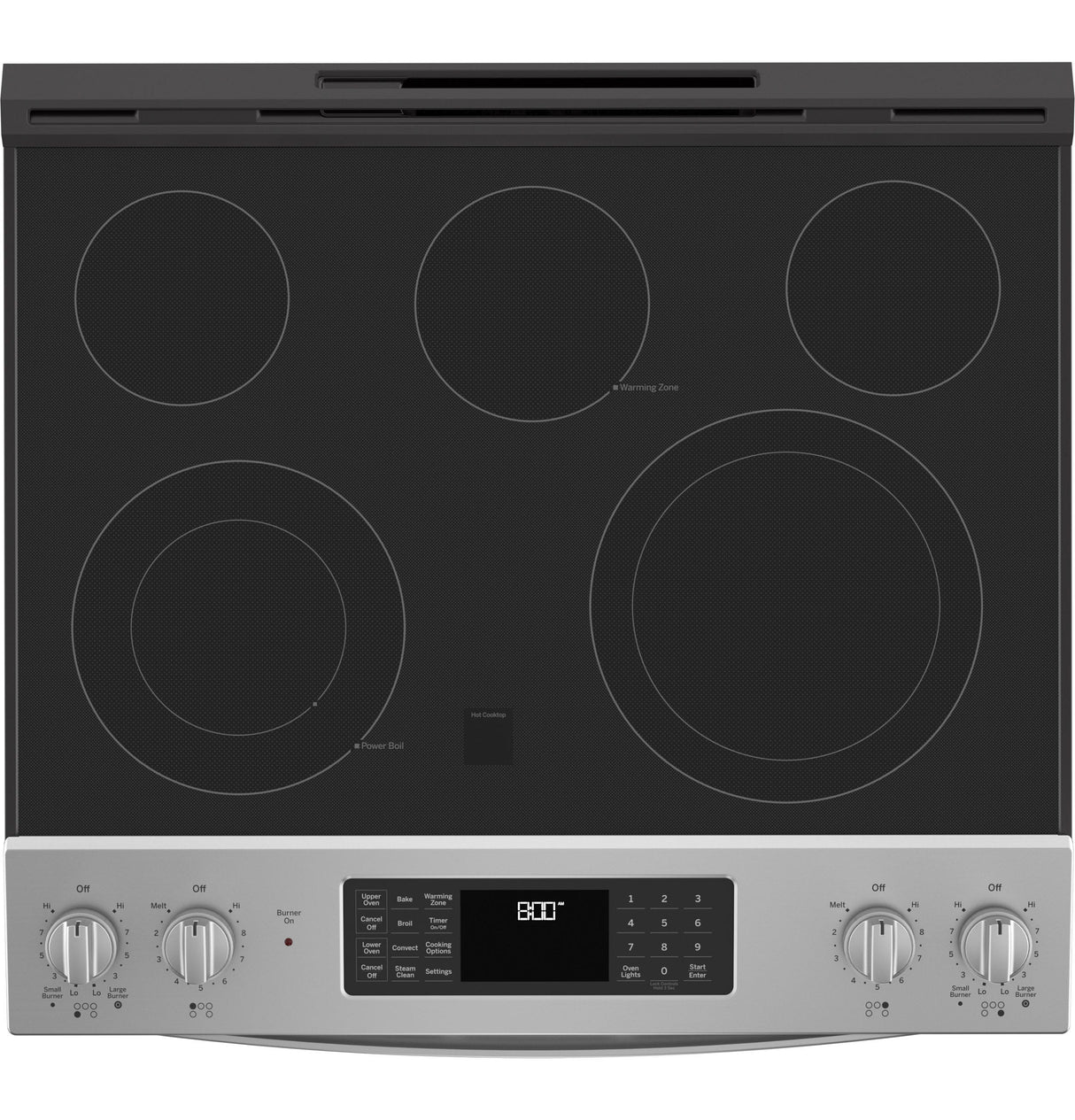 GE 30" Slide-In Electric Convection Double Oven Range JSS86SPSS