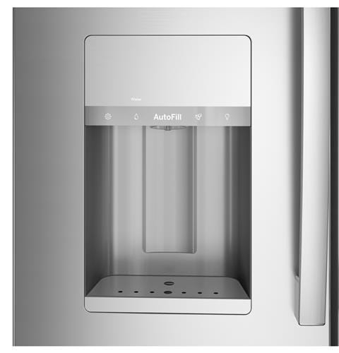 GE Profile 27.9 Cu. Ft. Smart Fingerprint Resistant 4-Door French-Door Refrigerator with Door In Door PVD28BYNFS