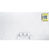 GE® 36" Built-In Knob Control Electric Cooktop JP3036TLWW