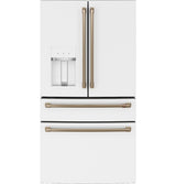 Café ENERGY STAR 22.3 Cu. Ft. Smart Counter-Depth 4-Door French-Door Refrigerator CXE22DP4PW2