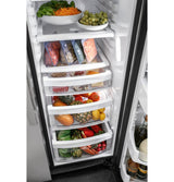 GE PROFILE SERIES 21.9 CU. FT. COUNTER-DEPTH SIDE-BY-SIDE REFRIGERATOR PZS22MYKFS