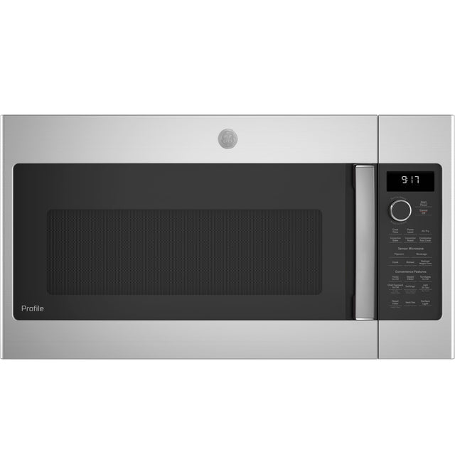 GE Profile 1.7 Cu. Ft. Convection Over-the-Range Microwave Oven PVM9179SRSS-Stainless Steel