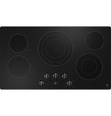 GE 36" Built-In Knob Control Electric Cooktop JEP5036DTBB-Black