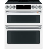 Café 30" Slide-In Front Control Induction and Convection Double Oven Range CHS950P4MW2