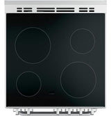 Haier 24" 2.9 Cu. Ft. Electric Free-Standing Range with Convection and Modular Backguard QAS740RMSS