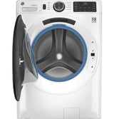 GE 4.8 cu. ft. Capacity Smart Front Load ENERGY STAR Washer with UltraFresh Vent System with OdorBlock and Sanitize w/Oxi GFW550SSNWW