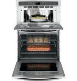 GE Profile Series 30 in. Combination Double Wall Oven with Convection and Advantium Technology PT9800SHSS