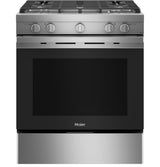 Haier 30" Smart Slide-In Gas Range with Convection QGSS740RNSS