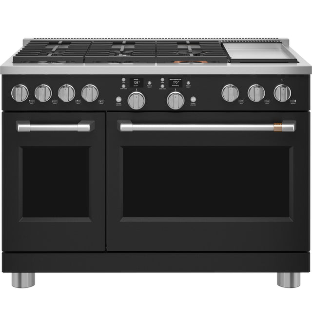 Café 48" Smart Dual-Fuel Commercial-Style Range with 6 Burners and Griddle (Natural Gas) C2Y486P3TD1