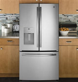 GE ENERGY STAR 25.5 Cu. Ft. French-Door Refrigerator GFE26JYMFS