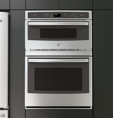 GE Profile Series 30 in. Combination Double Wall Oven with Convection and Advantium Technology PT9800SHSS